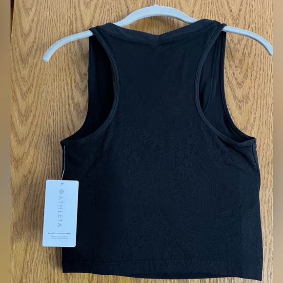 Athleta Shanti Lace Crop Tank - Picture 2 of 9